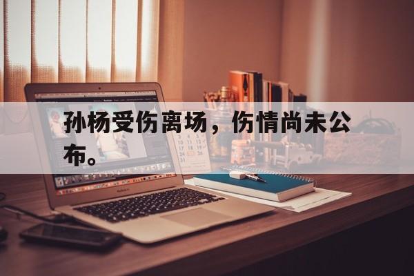 海星直播-孙杨受伤离场，伤情尚未公布。